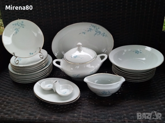 Български сервиз за хранене - 25 части - нов ! 