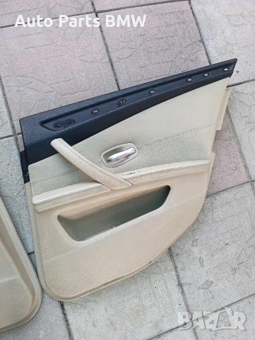 Задни кожени кори врати BMW E60 E61 Facelift Кори врати БМВ Е60 Е61 Фейслифт задни, снимка 3 - Части - 53831624
