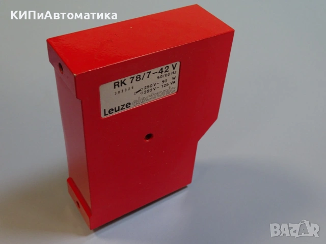 фотоелектрически датчик Leuze RK 78/7-42V photoelectric sensor 250V, снимка 6 - Резервни части за машини - 54218579