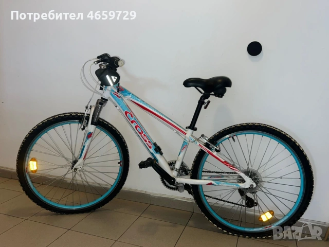 Велосипед 26" Cross Speedster с вело чантичка и нова седалка