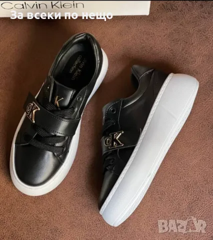 Calvin Klein Дамски Маратонки👟Дамски Спортни Обувки Келвин Клайн - 2 Налични Цвята Код VL-24, снимка 3 - Маратонки - 49956997