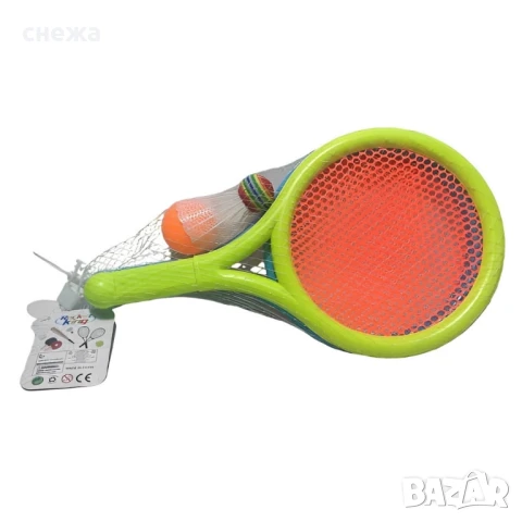 Тенис комплект с 2 ракетки, топче и перце - За забавления на открито
