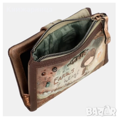 Среден Портфейл Anekke, колекция Core!, снимка 4 - Портфейли, портмонета - 47500034