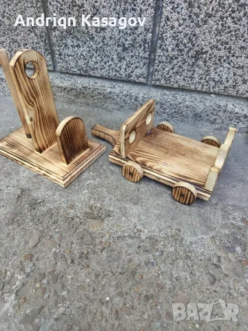 дървена стойка за алкохол , снимка 3 - Други стоки за дома - 50146174