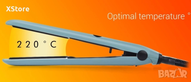 Преса за коса FIRST 5668 с керамични плочи и блокировка за движение, снимка 7 - Преси за коса - 52508382