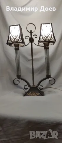 Стара руска лампа , снимка 7 - Настолни лампи - 50433295