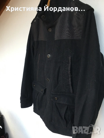 Мъжко зимно яке 60% вълна, М, снимка 8 - Якета - 52998983