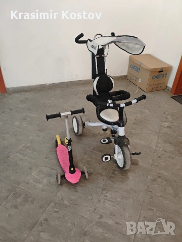 Детска триколка + подарък тротинетка