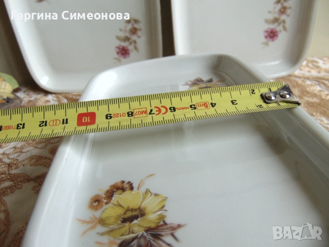 Два лота стар български порцелан, снимка 7 - Чинии - 52641923