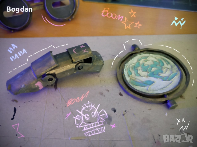 Arcane Jinx Cosplay Props Комплект Джинкс косплей предмети, снимка 7 - Колекции - 54124609