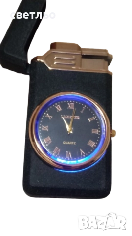 ветроупорни запалка+кварцов часовник, снимка 7 - Запалки - 52345667