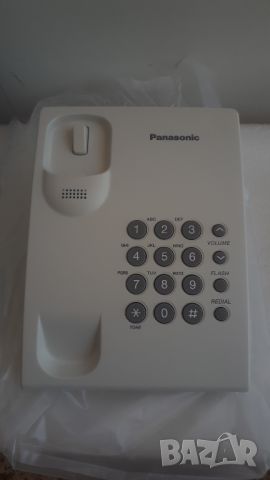 Стационарен телефон Panasonic KX-TS500FX с упътване na български - бял, снимка 6 - Стационарни телефони и факсове - 45083850