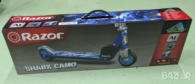 Детска Тротинетка Razor Shark Camo, снимка 4 - Други спортове - 54299590
