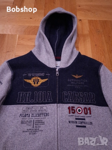Мъжки суичър Aeronautica Militare , снимка 2 - Суичъри - 52754469