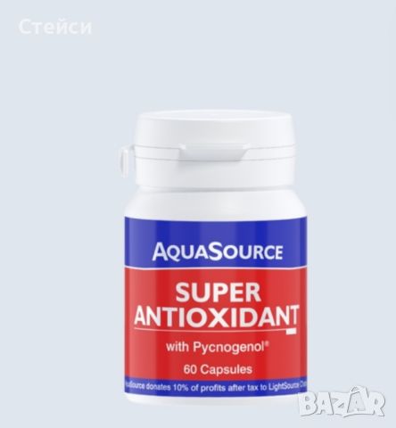 AquaSource Super Antioxidant - 60 капсули, снимка 1 - Хранителни добавки - 45301474