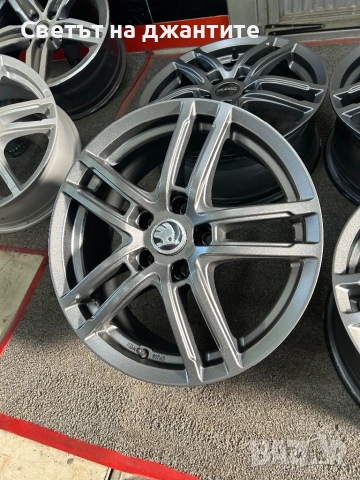Джанти 17 Цола 5х112 за Audi 3 Skoda Octavia VW Caddy Touaran  Golf 5 6 7, снимка 6 - Гуми и джанти - 53043254