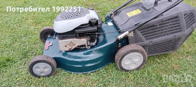 Бензинова косачка НОМЕР 15. E-Flor Quantum50. Четиритактов дигател на Briggs &Stratton. 46см. ширина, снимка 5 - Градинска техника - 45120707