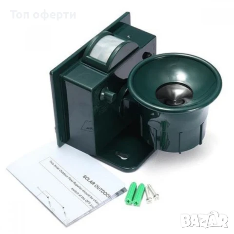 Ултразвуков соларен птицегон гони мишки кучета диви животни гълъби мощ, снимка 8 - Друга електроника - 51176775