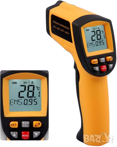 Безконтактен термометър GM900 - 50  + 950 градуса, снимка 2 - Друга електроника - 44936191