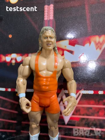 Екшън фигура WWE Mr Perfect Curt Hennig Кърт Хениг Orange Classic Superstars играчка WWF Jakks, снимка 18 - Колекции - 48361593