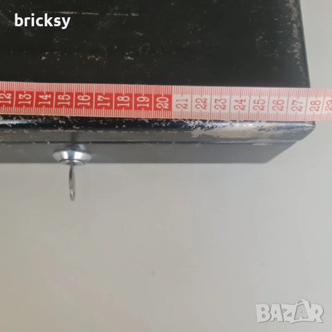 ретро соц метална каса за пари с ключ - винтидж , снимка 7 - Други - 54191346