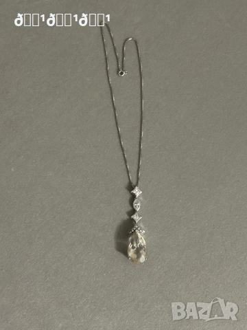 Изключително изискано сребърно колие с Топази , снимка 9 - Колиета, медальони, синджири - 52840742