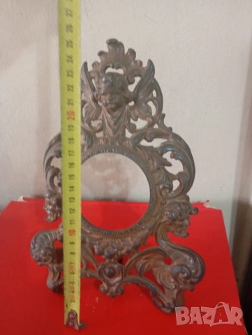 Барокова поставка за джобен часовник, снимка 3 - Антикварни и старинни предмети - 53664992