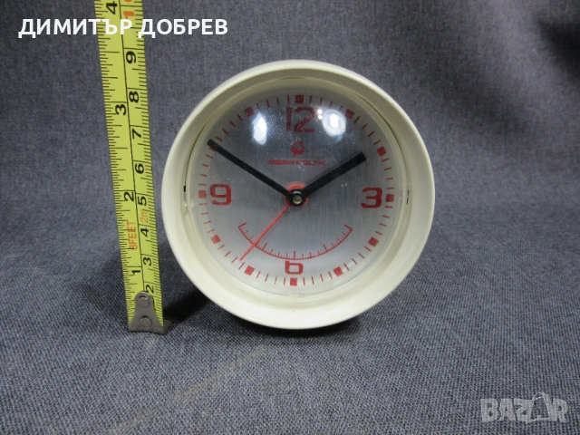 СТАР РЕТРО СОЦ ПОЛСКИ НАСТОЛЕН МЕХАНИЧЕН ЧАСОВНИК БУДИЛНИК MERA POLTIK, снимка 5 - Антикварни и старинни предмети - 54274864