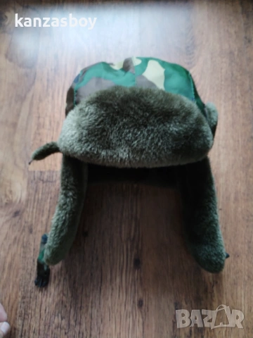 Mil-Tec Outdoor - зимна ловна ушанка КАТО НОВА С, снимка 4 - Шапки - 53418498