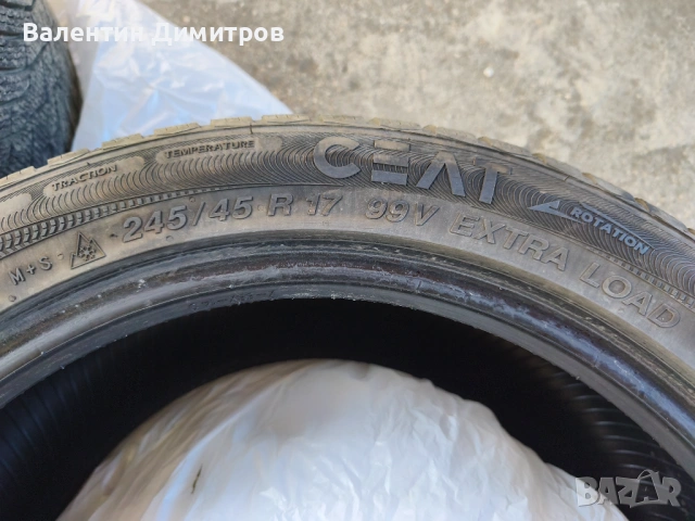 ceat winterdrive sport 245 45 r17, снимка 4 - Гуми и джанти - 54287752