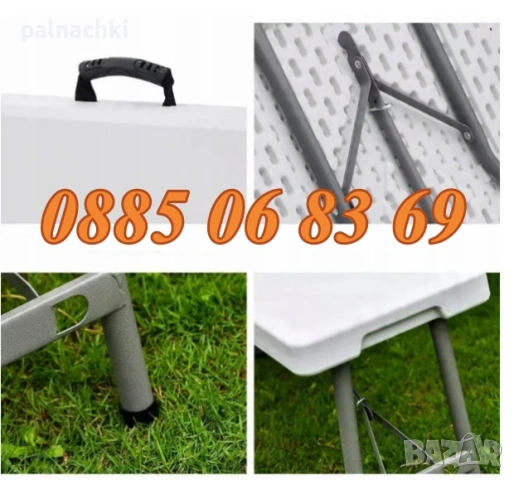 Сгъваема пейка за кетъринг 180 cм за 4 човека, снимка 4 - Градински мебели, декорация  - 53710904