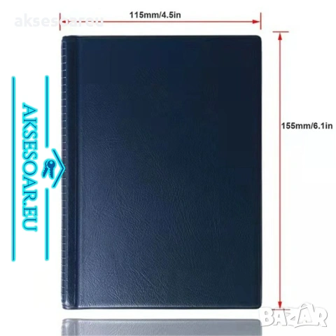 Кожен албум за монети с 10 прозрачни страници с 120 джоба Книга  каталог за колекция на монети медал, снимка 9 - Нумизматика и бонистика - 53769669