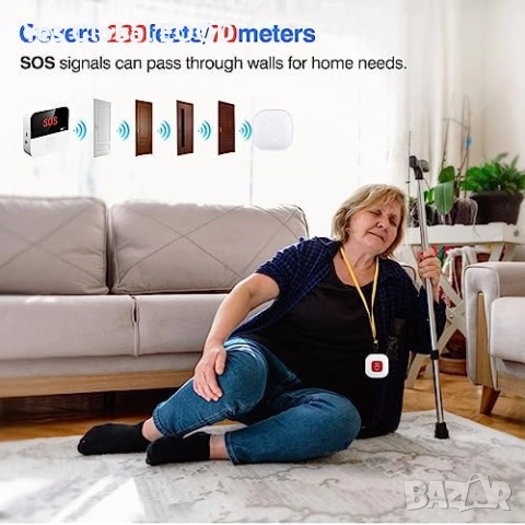 Chatthen SOS бутон за възрастни с Tuya WiFi аларма, снимка 5 - Друга електроника - 53364913