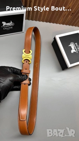 колани celine от естествена кожа в кутия , снимка 2 - Колани - 53935223