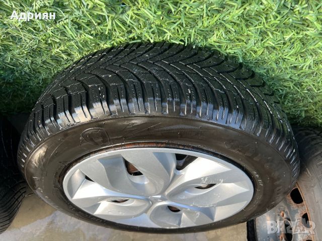 Джанти R15 4х100 Renault Zoe + Зимни гуми Firestone 185/65/R15, снимка 6 - Гуми и джанти - 45559963