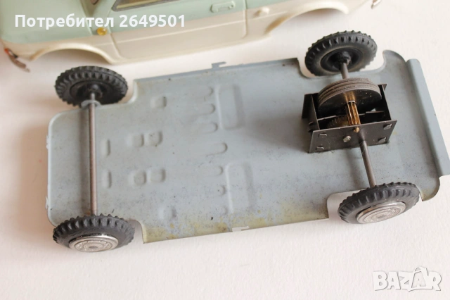 1960те Ретро играчка кола Polski Fiat 126p CZZ40-46 Чехословакия, снимка 2 - Колекции - 53912119