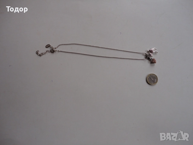 Невероятно колие медальон Flame с камъни 