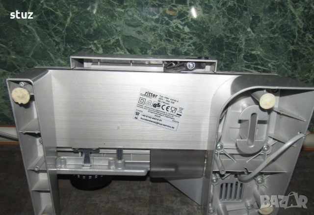 Електрическа машина за рязане на колбаси, хляб, сирена Ritter, снимка 10 - Кухненски роботи - 53596508