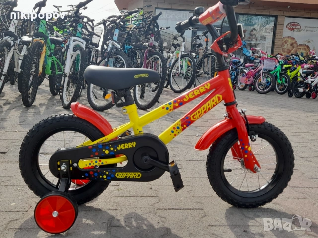GEPARD Велосипед 12" JERRY червен, снимка 12 - Велосипеди - 53758859