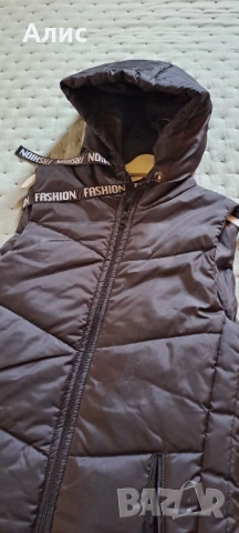 Дълъг елек нов, снимка 2 - Елеци - 53116979