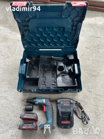 Bosch GSR 18-V-EC TE винтоверт за гипсокартон, снимка 2 - Винтоверти - 52464895