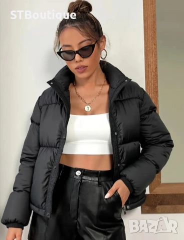 🧥 Дамско зимно PU яке – STBoutique 🧥, снимка 5 - Якета - 52237600