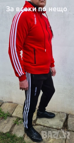 Adidas Мъжки Ватиран Зимен Спортен Комплект🔝Мъжки Спортен Екип Адидас Код SV-5, снимка 2 - Спортни дрехи, екипи - 52499308