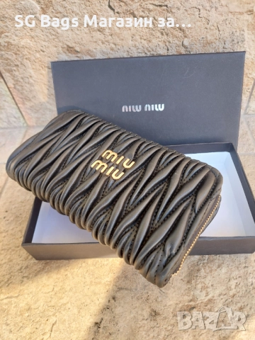 Miu miu miv miv  дамско портмоне дамски портфейл код 900, снимка 9 - Портфейли, портмонета - 35671690