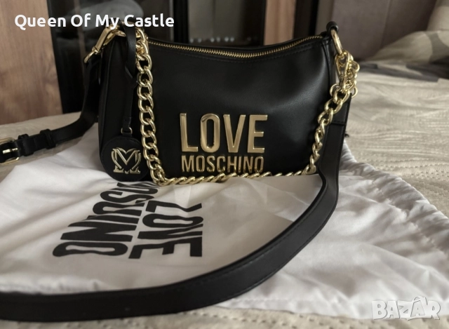Разкошна чанта love Moschino , снимка 6 - Чанти - 52698307