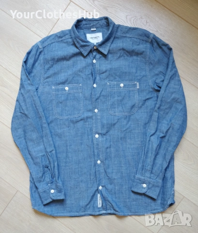 Carhartt L/S CLINK SHIRT XL size Мъжка риза с дълъг ръкав