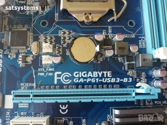 Дънна платка Gigabyte GA-P61-USB3-B3 Socket LGA1155, снимка 4 - Дънни платки - 47981402