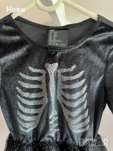 Детска рокля за Хелоуин HM - 4-6, снимка 2 - Детски рокли и поли - 51950047