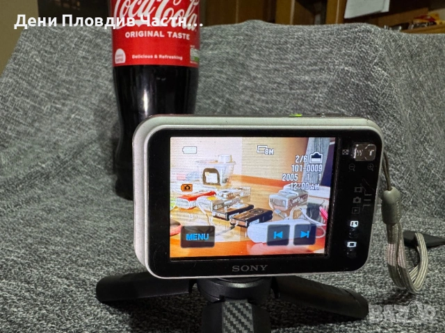 Фотоапарат Sony Cybershot Sensor, снимка 4 - Фотоапарати - 53706273