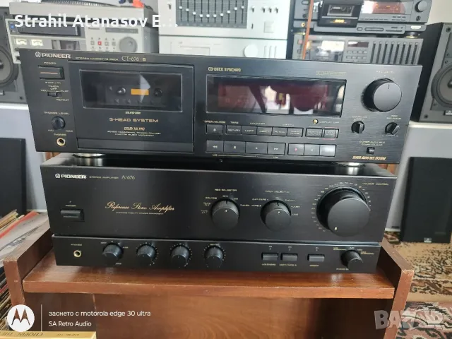 Pioneer A-676 Усилвател , снимка 1 - Ресийвъри, усилватели, смесителни пултове - 47055429